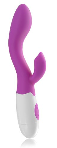 Deluxe G Spot Silikon Vibrator für Sie mit extra Klitorisarm - 1