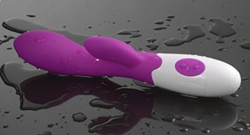 Deluxe G Spot Silikon Vibrator für Sie mit extra Klitorisarm - 9