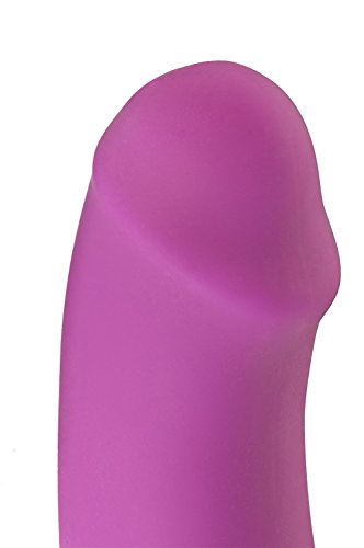 Deluxe Silikon Vibrator mit Klitorisstimulation aus Vollsilikon - 2