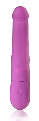 Deluxe Silikon Vibrator mit Klitorisstimulation aus Vollsilikon - 4