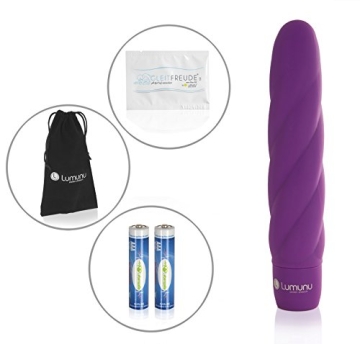 Deluxe Silikon Vibrator Twist aus Vollsilikon mit 10 Programmen - 6