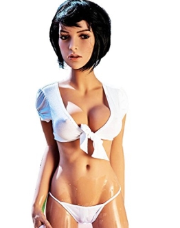 Hergestellt in der EU Premium Silikon Sexpuppe Helen Metallskelett 165cm 3 Öffnungen (Mund, Vagina und Anus)(Körbchengrösse C) - 1