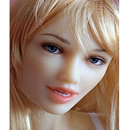 Hergestellt in der EU Premium Silikon Sexpuppe Penny mit Zähne und Zunge Metallskelett 3 Öffnungen (Mund,Vagina, Anus) - 1