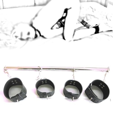 Hochwertig Spreizstange Fußfesseln sexy Handfesseln bdsm ECHTEM RINDSLEDER Erotische Fesseln Handschellen bzw Fussfesseln für SM BDSM und Bondage erhöhen Sex Spaß machen - 3