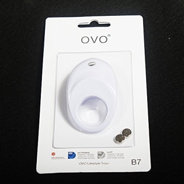 Ovo B7 Vibrationsring Weiß 1 Stück - 3