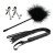 Paloqueth Sex Werkzeuge 10 Stück unter dem Bett Restraint System Slave S&M Fesseln Bondage Kit (Schwarz) - 4