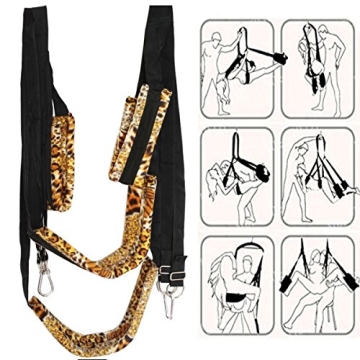 Weiß Leopard 1 pcs Hochwertig Sex-Spielzeug Fetisch Sex-Schaukel,flirten Schaukel Erwachsene Spielzeug,erhöhen Sex Spaß machen - 1