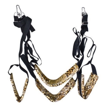 Weiß Leopard 1 pcs Hochwertig Sex-Spielzeug Fetisch Sex-Schaukel,flirten Schaukel Erwachsene Spielzeug,erhöhen Sex Spaß machen - 2