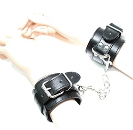 Arunta® Robuste Handschellen mit Karabiner Handfesseln Bondage Sex Fessel - 1