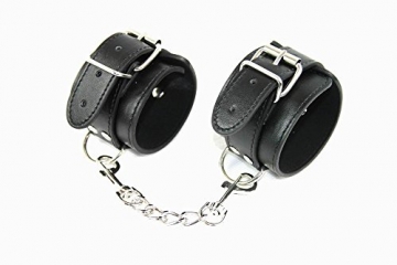Arunta® Robuste Handschellen mit Karabiner Handfesseln Bondage Sex Fessel - 2