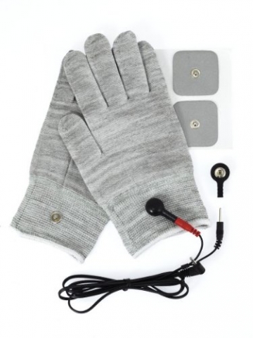 Rimba Elektro Sex Handschuhe, uni-polair, inklusiv Zubehör und Gebrauchsanweisung - 1